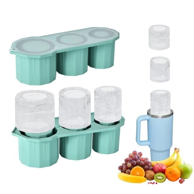 Olmecs Ice Cube Tray For Stanley Cup 30-40 Oz, Silicone Stanley Ice Mold