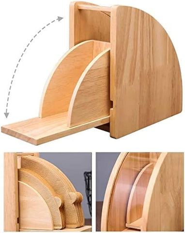 Olmecs Wooden Coffee Filter Holder, with Dustproof Cover