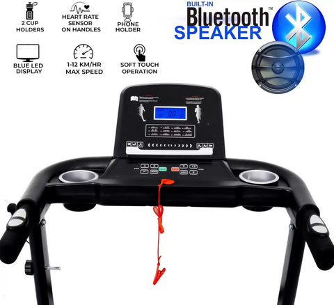 SKY LAND Treadmill 4 HP Peak Motor | Compact Foldable Running Machine for Home Use with FitShow AppEM-1257