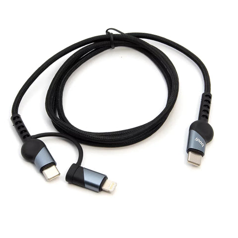 Budi 2 in 1 65W/20W PD Charge/Sync Cable DC231TTL10B