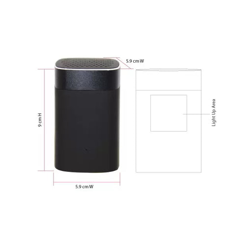 Olmecs A16 Light up Logo Bluetooth Speaker with Black Gift Box