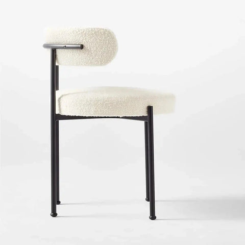 Olmecs Home and  Dining Room Restaurant Chair  (off white)