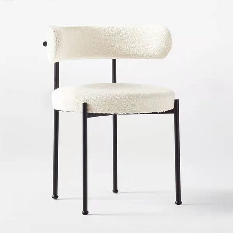 Olmecs Home and  Dining Room Restaurant Chair  (off white)