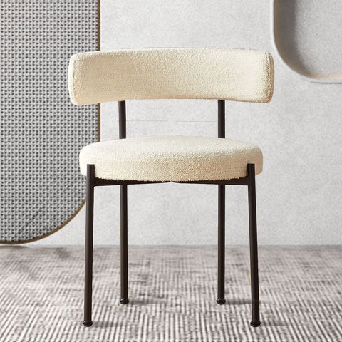 Olmecs Home and  Dining Room Restaurant Chair  (off white)