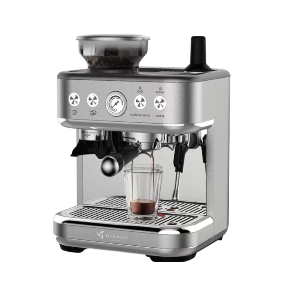MEBASHI Commercial Coffee Machine with CF Grinder, 2.3L Capacity 1770W (ME-CCM2053)