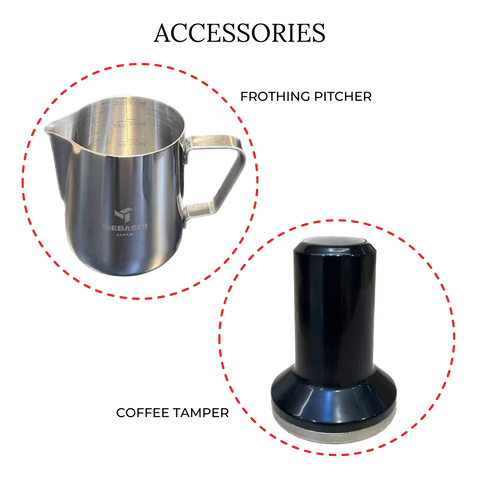 MEBASHI Commercial Coffee Machine with CF Grinder, 2.3L Capacity 1770W (ME-CCM2053)