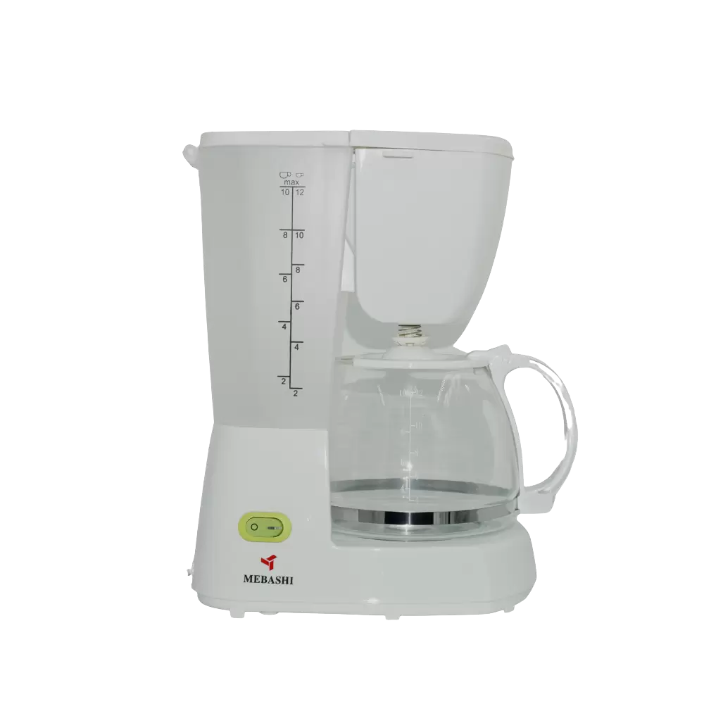 MEBASHI Drip Coffee Machine with Permanent Nylon Filter, 1.25L Capacity 750W (ME-DCM1002W)