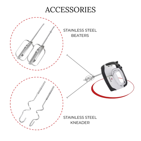 MEBASHI Hand Mixer ME-HM8001