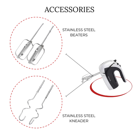 MEBASHI Hand Mixer ME-HM8003