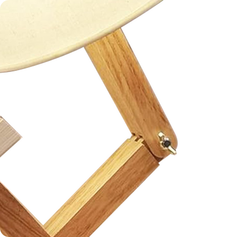Daamudi Wooden Stickman Table Lamp with Adjustable Frame
