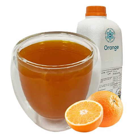 Orange Syrup Bottle