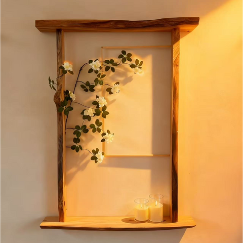Handmade Natural Tree Bark Wood Wall Decor A02