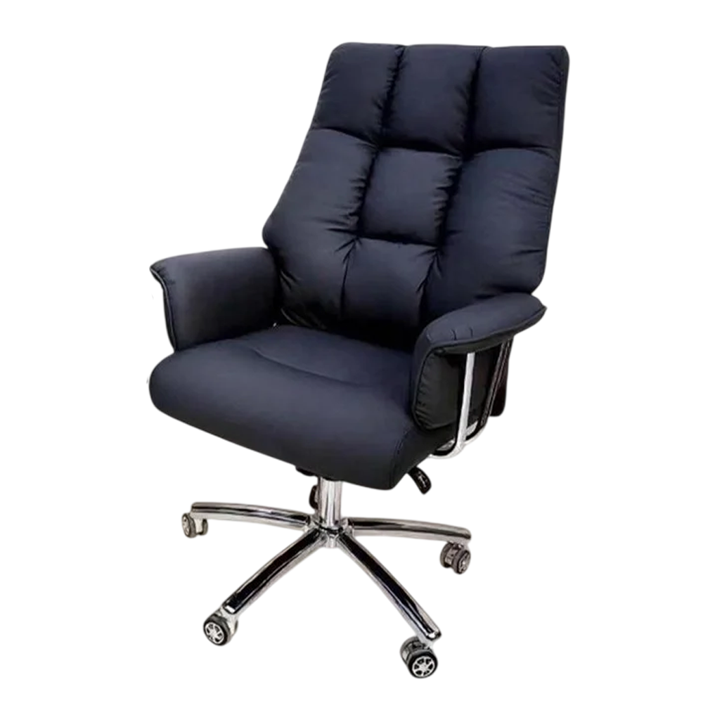 Olmecs High Back PU/Leather Office Executive Chair for Manager Black