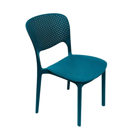 Plastic Stacking Modern Molded Side Chair Kitchen Dining Room Chair