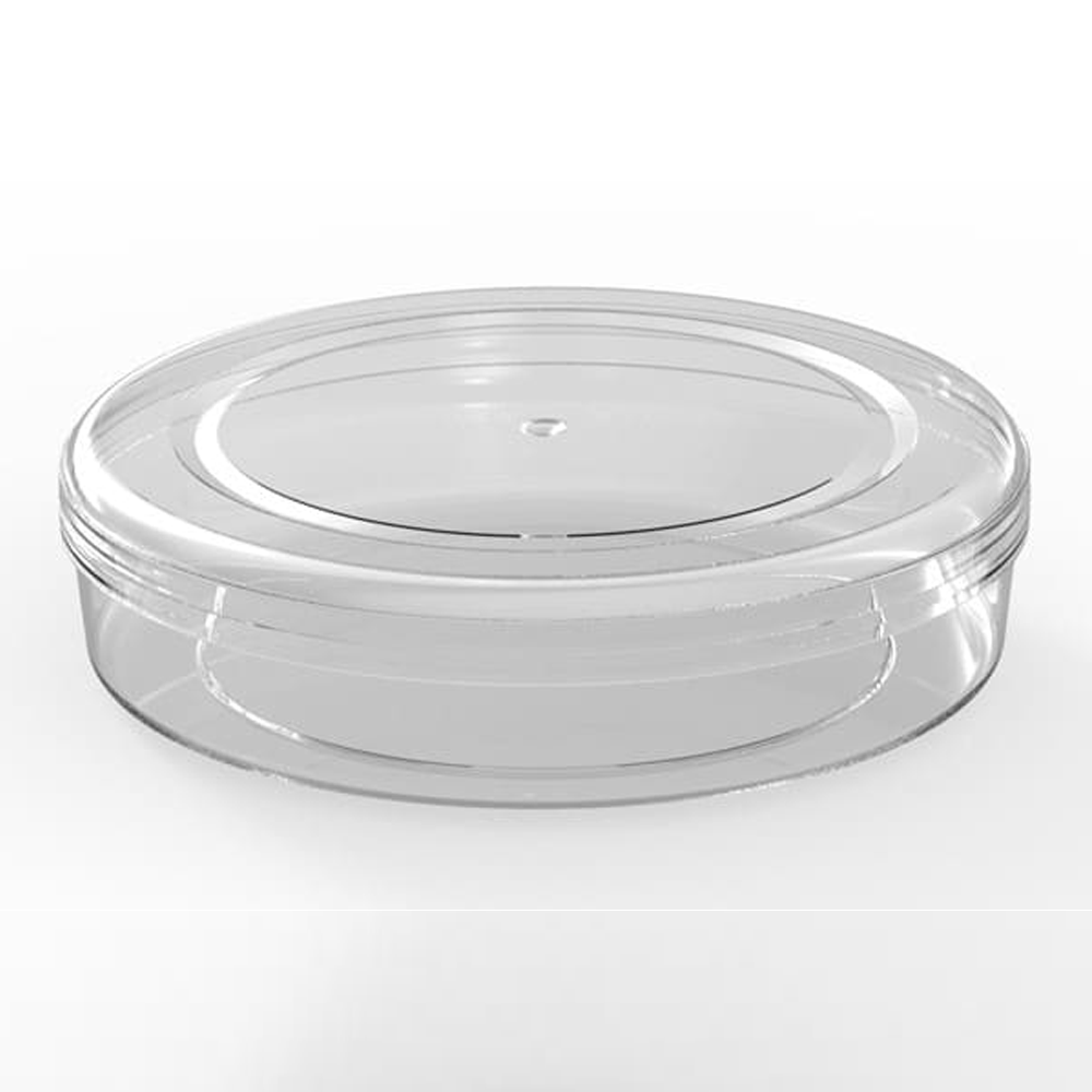 Transparent Crystal Food Grade Round Boxes for Packing Cookies / Sweets (48 Pcs / Carton)