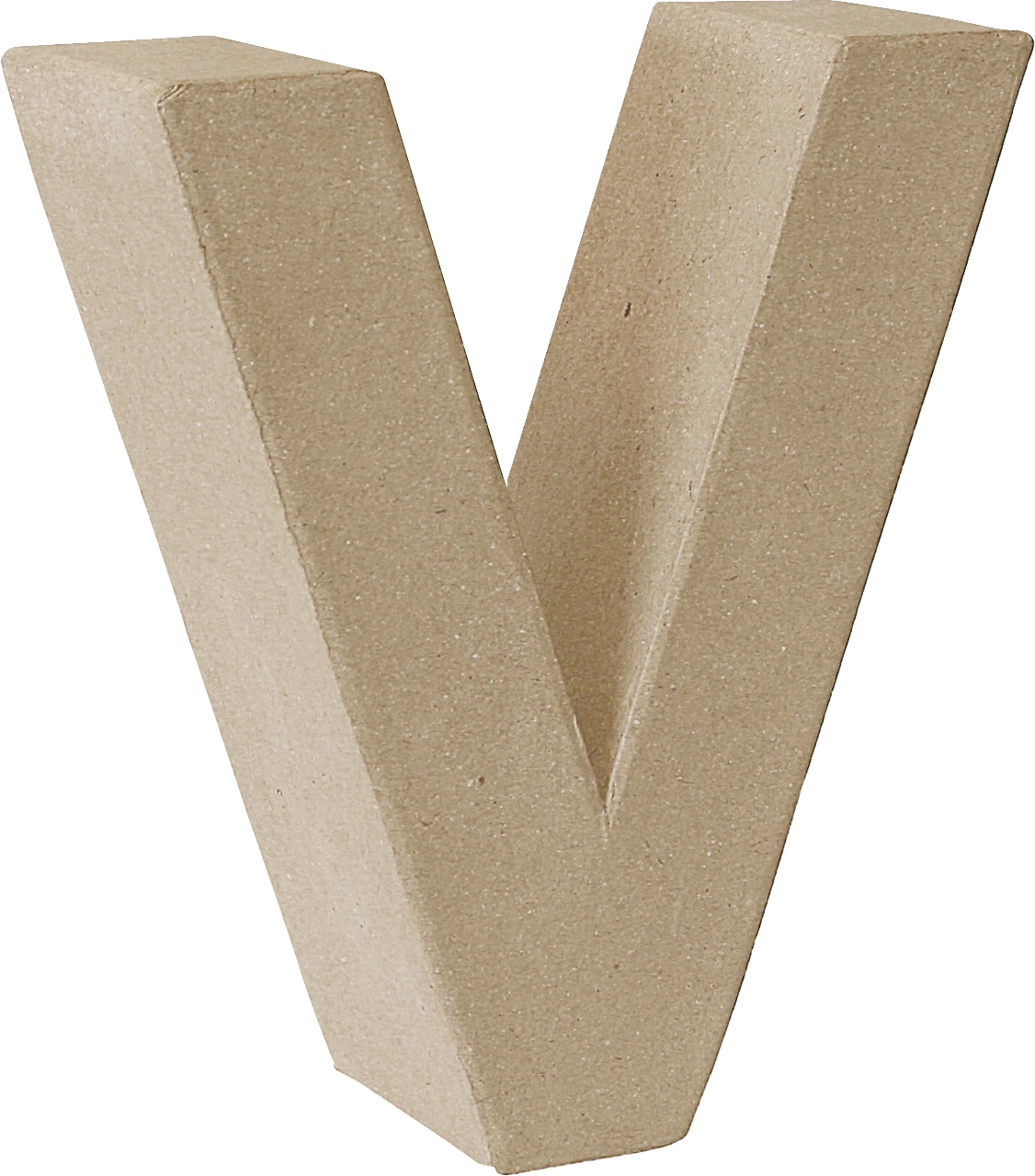 Papier Mache 3D Alphabet Letter Large 17cm Height Decoupage Craft Paper