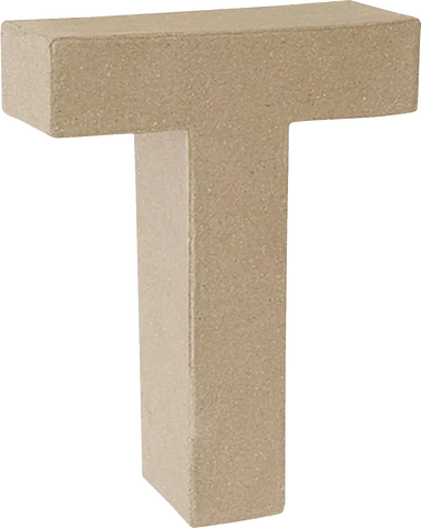 Papier Mache 3D Alphabet Letter Large 17cm Height Decoupage Craft Paper