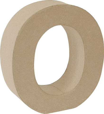 Papier Mache 3D Alphabet Letter Large 17cm Height Decoupage Craft Paper