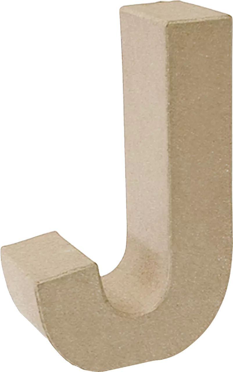 Papier Mache 3D Alphabet Letter Large 17cm Height Decoupage Craft Paper