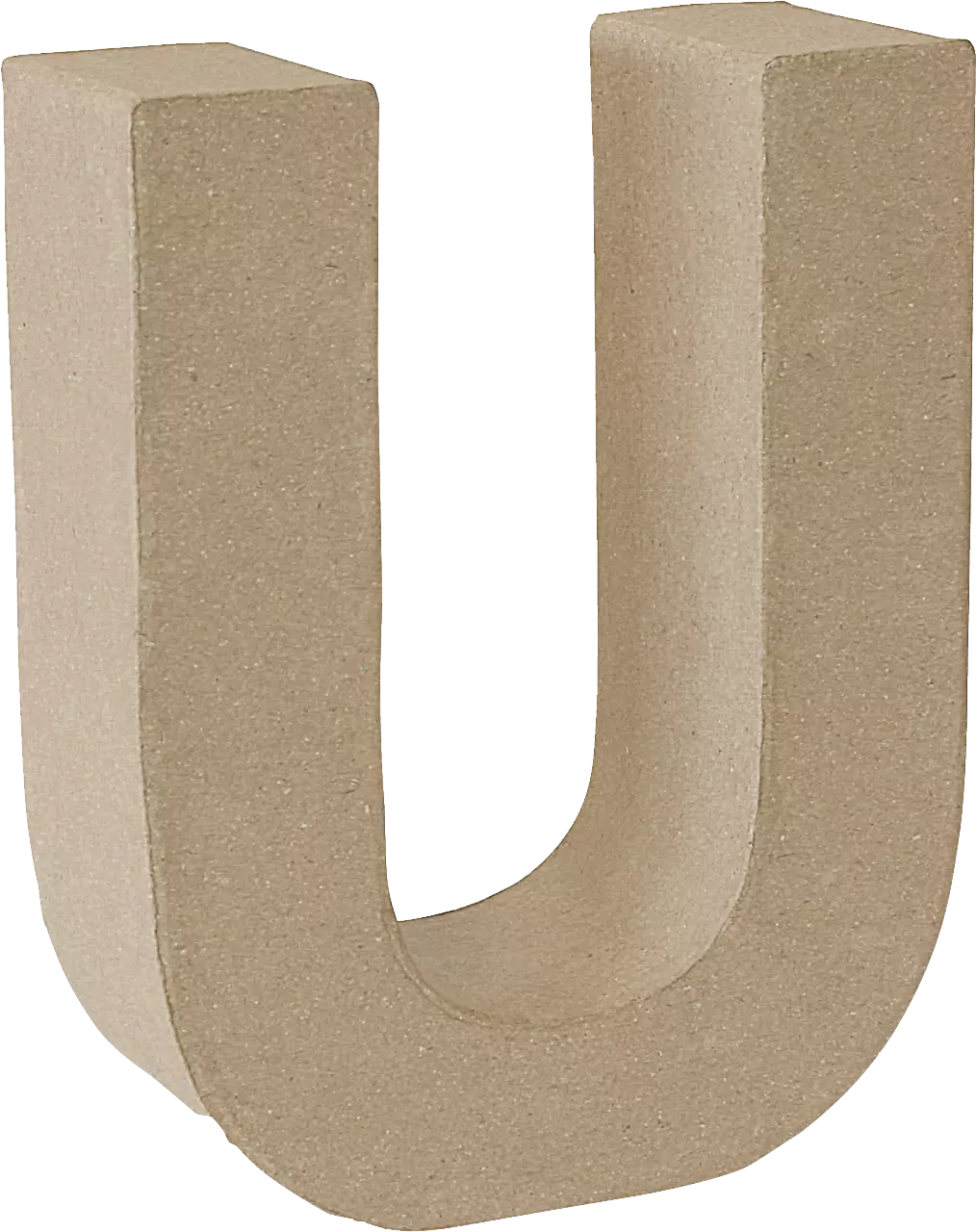 Papier Mache 3D Alphabet Letter Large 17cm Height Decoupage Craft Paper