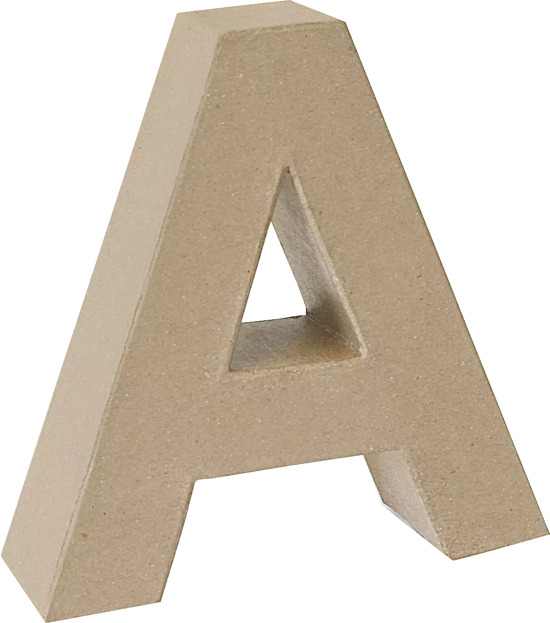 Papier Mache 3D Alphabet Letter Large 17cm Height Decoupage Craft Paper