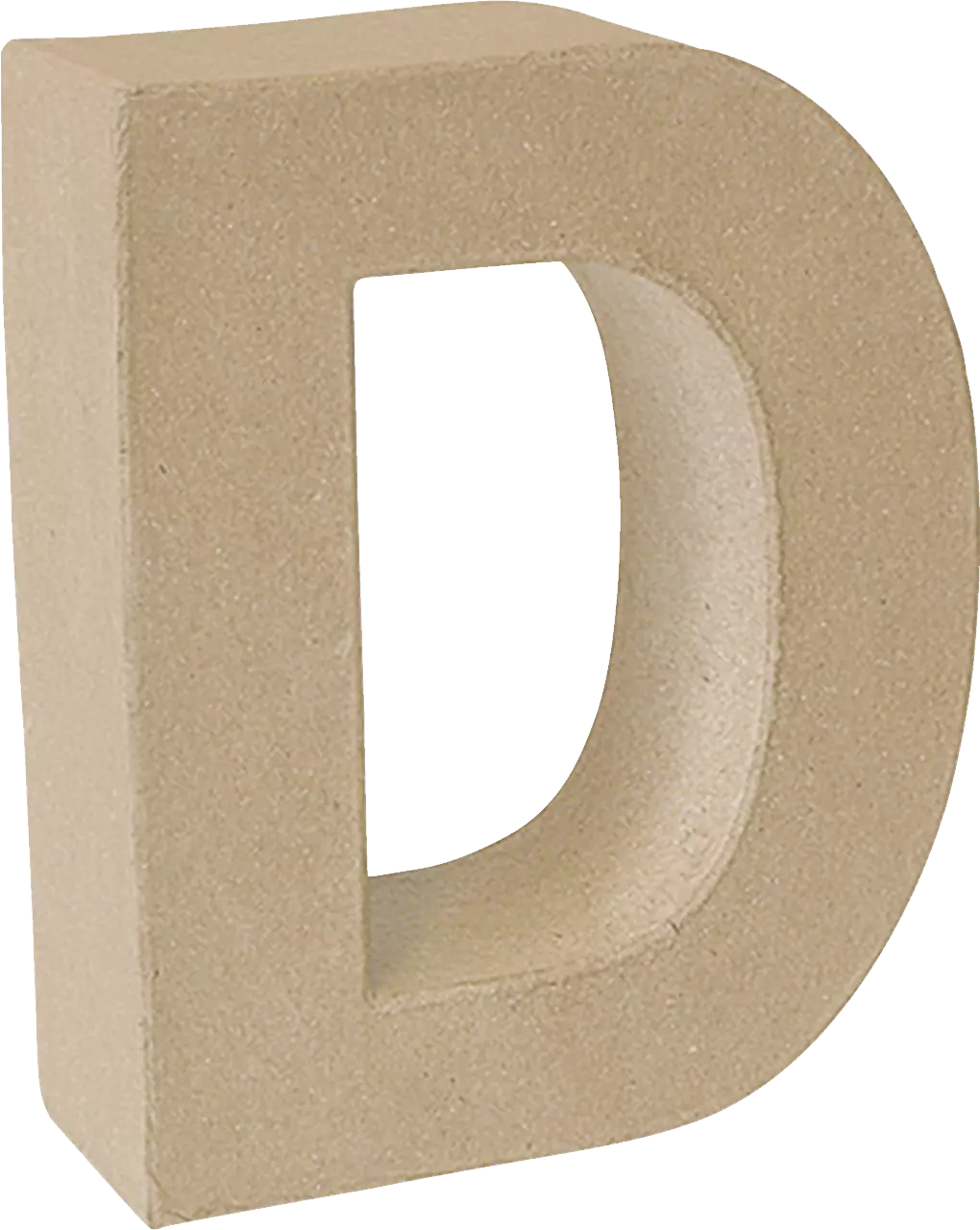 Papier Mache 3D Alphabet Letter Large 17cm Height Decoupage Craft Paper