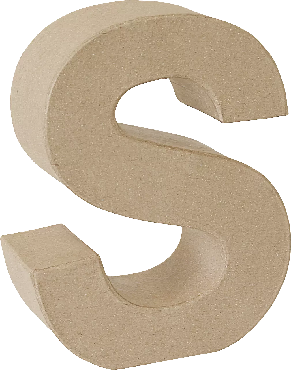 Papier Mache 3D Alphabet Letter Large 17cm Height Decoupage Craft Paper