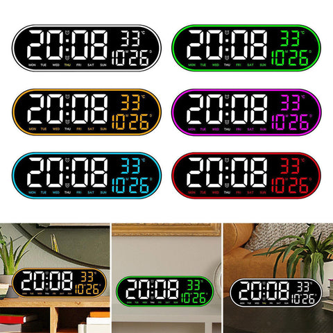 Digital Wall Clock Alarm