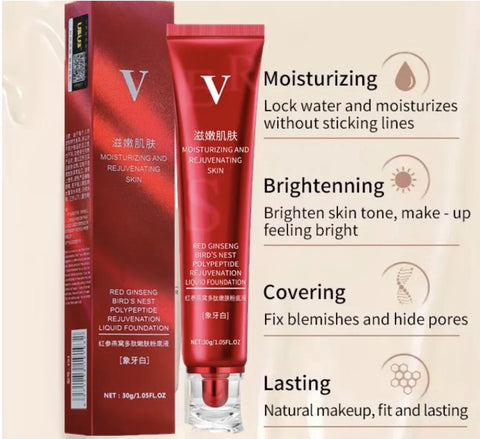 V Red Ginseng Bird Nest Liquids Foundation