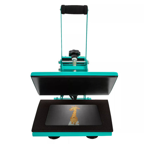Heat Press Machine for DIY T Shirts, T Shirt Press Machine Blue 30x23cm