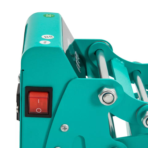 Heat Press Machine for DIY T Shirts, T Shirt Press Machine Blue 30x23cm