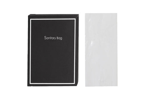 Sanitary Bag - White Sanitary Bag in Black Paper box - 500 PCS Case