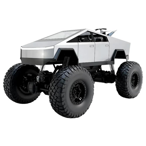 1:8 Scale Monster Cyber Truck – 2.4GHz 4WD RC Off-Road Vehicle with Metal Shell, Headlights & All-Terrain Capability