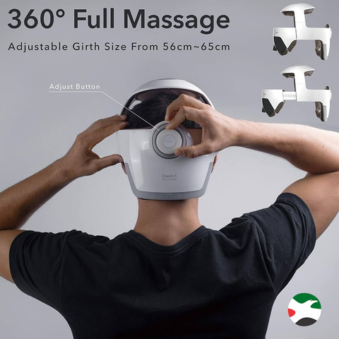 Breo iDream5s Head Massager + Neck & Eye Massager | Heat | Kneading | Air Compression