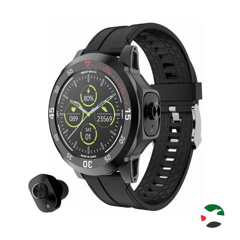 2 in 1 Smart Watch with Earbuds | Sport Fitness Watch