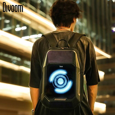 Divoom Cyberbag Pixel Art LED Backpack