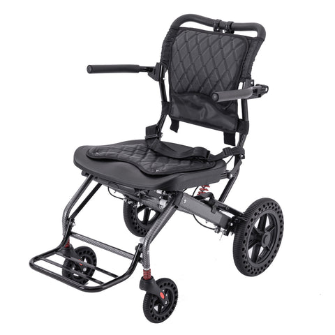 Ultra Lightweight Foldable Manual Wheelchair – Travel Friendly & Easy Carry