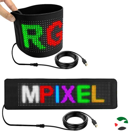 Flexible LED Car Screen APP Control Multiple Languages
