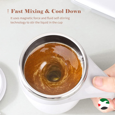 Olmecs Automatic Magnetic Stirring Coffee Cup