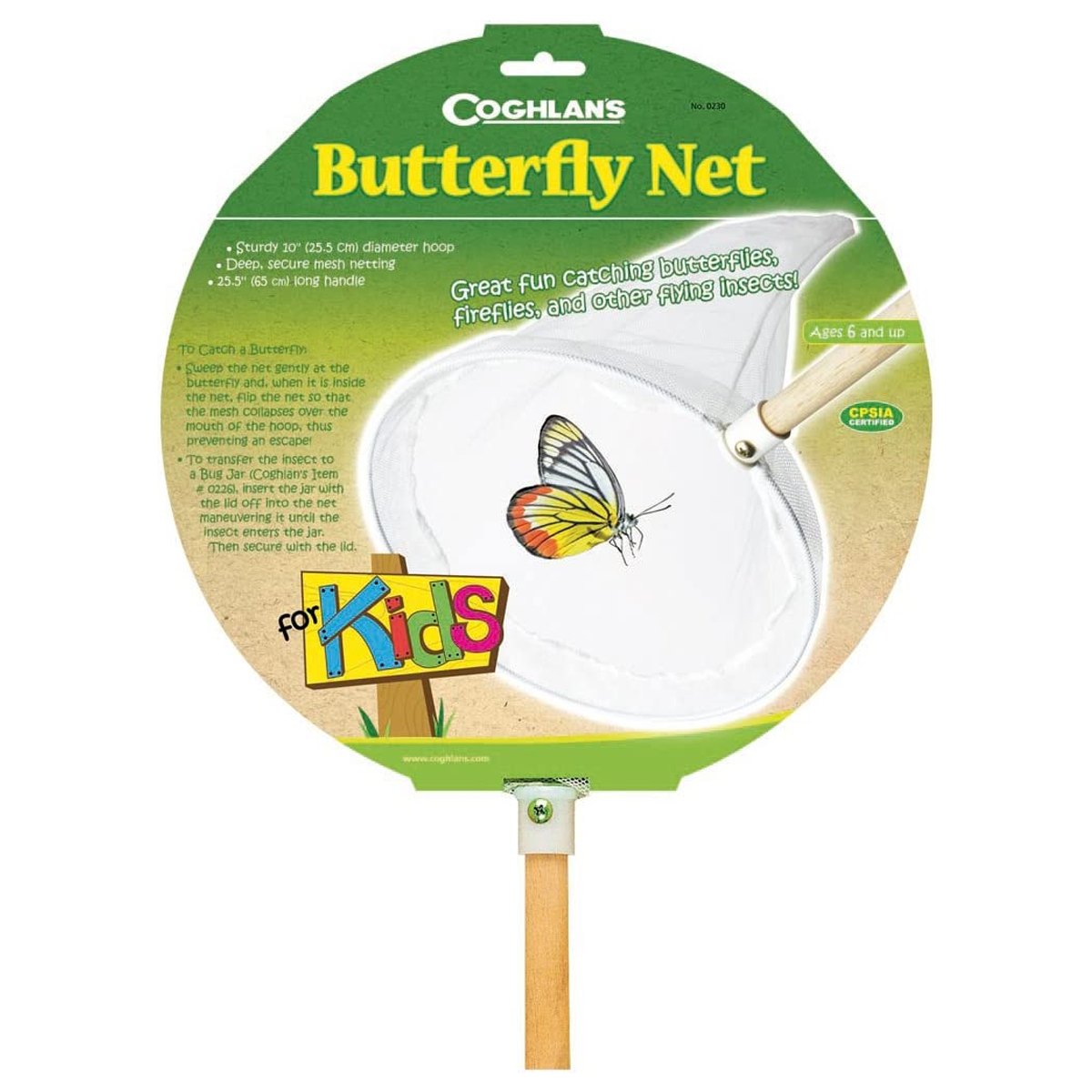 Coghlans Butterfly Net For Kids - Great Fun Catching Butterflies/Fireflies