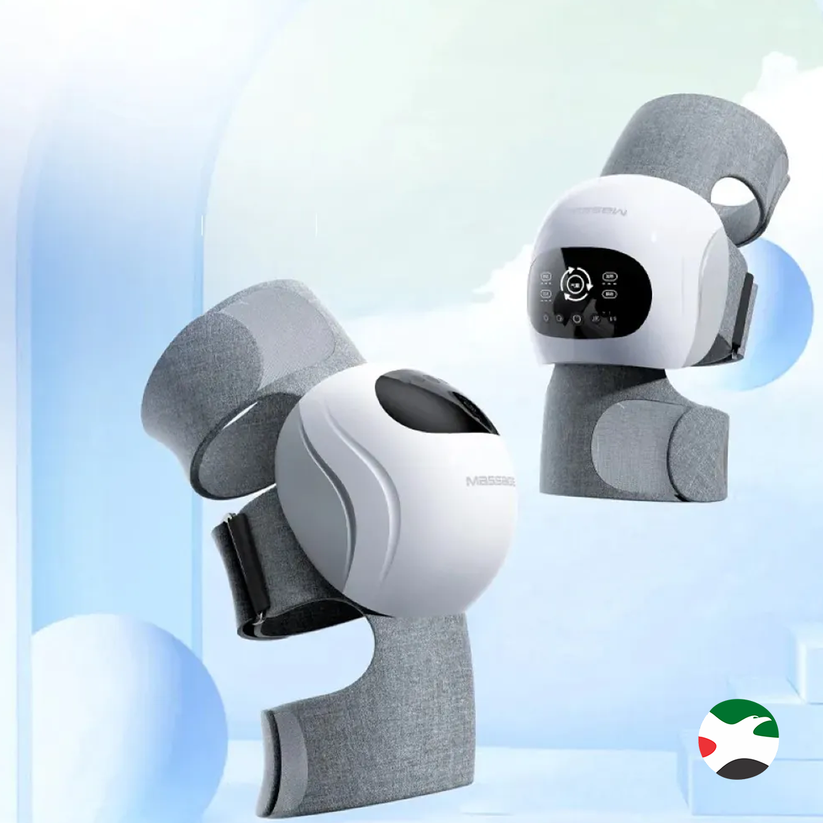 Wireless Knee Massager : Circulation, Vibration, Heating, Airbag