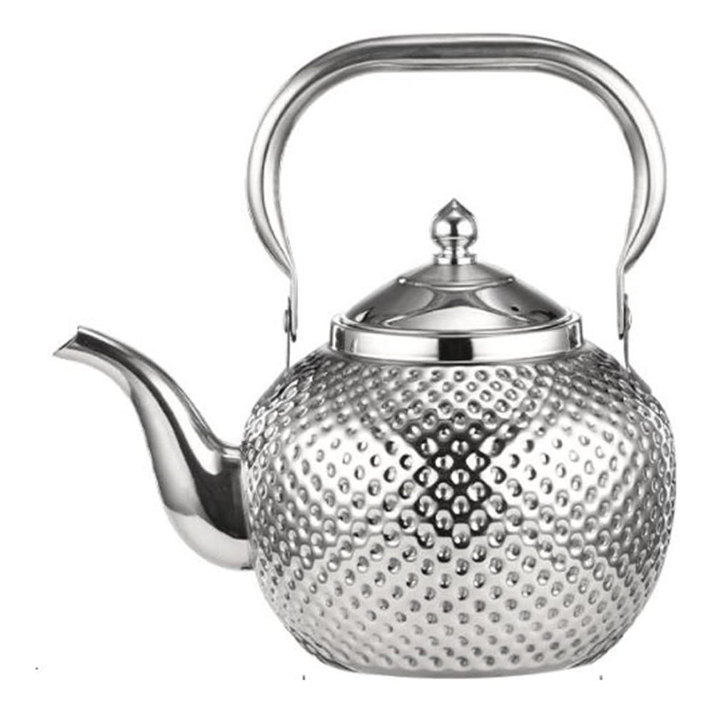 Stainless Steel Teapot Hammer Pattern 1.2L\1.5L\2L Teapot with Infuser Stainless Steel Water Boilers  - Bobo Pot