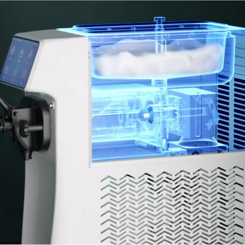 Royal Best  Fully Automatic Desktop Commercial Ice Cream Machine, Small Sweet Cone Ice Machine,