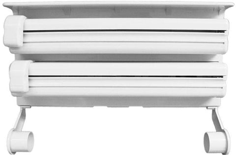 Kitchen Triple Paper Dispenser, White