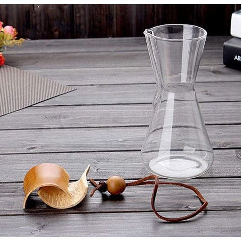 Manual Coffee Dripper Glass Coffee Pot, 400ml - Willow