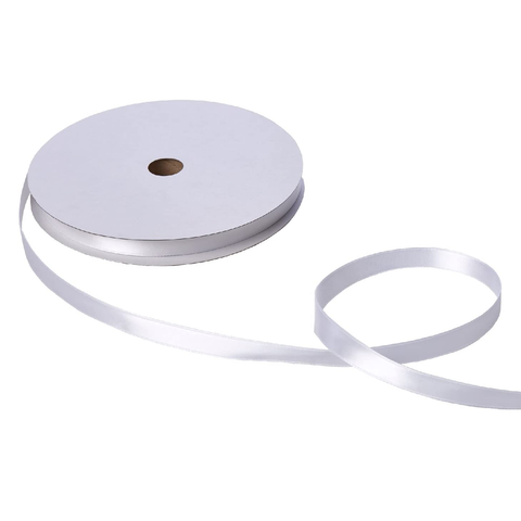 Willow 10Pc Pack 1-Cms Single Faced Satin Ribbon Available in 16 Colors, 100 Yard Spool