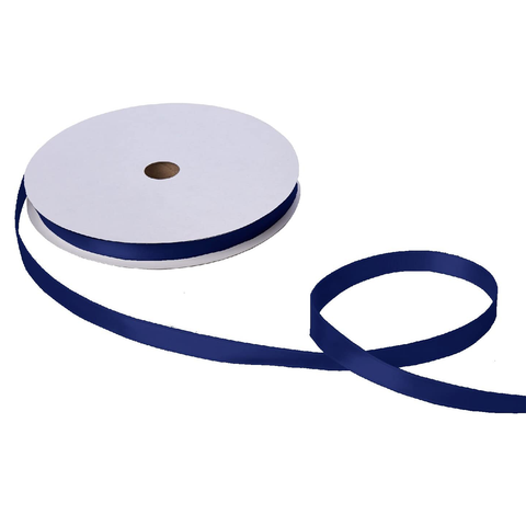 Willow 10Pc Pack 1-Cms Single Faced Satin Ribbon Available in 16 Colors, 100 Yard Spool