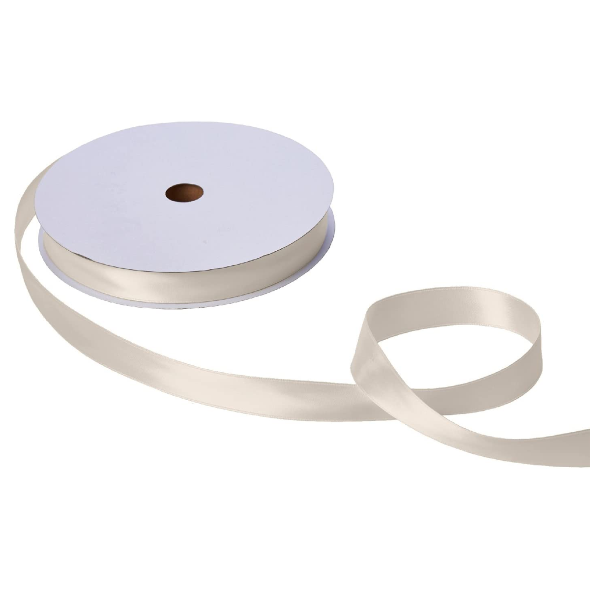 Willow 10Pc Pack 1-Cms Single Faced Satin Ribbon Available in 16 Colors, 100 Yard Spool