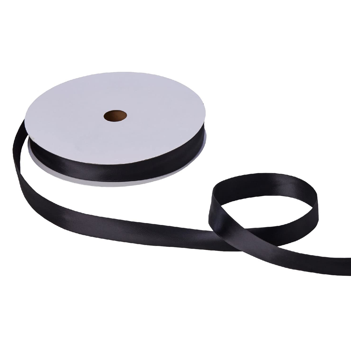 Willow 10Pc Pack 1-Cms Single Faced Satin Ribbon Available in 16 Colors, 100 Yard Spool