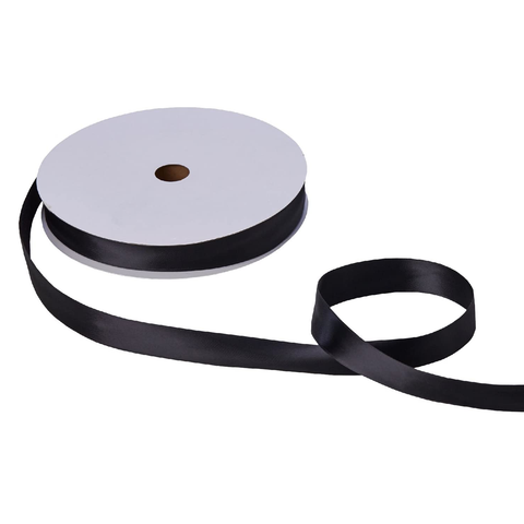 Willow 10Pc Pack 1-Cms Single Faced Satin Ribbon Available in 16 Colors, 100 Yard Spool